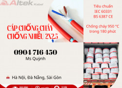 Cáp Chống Cháy Chống Nhiễu Altek Kabel Giá Tốt Dùng Cho Hệ Thống Báo Cháy
