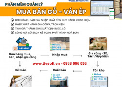 Phần mềm quản lý kinh doanh & kho Gỗ – Ván Ép – Pallet