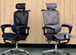 Ghế lưới công thái học lưng cao có gác chân CR03001-M tại HCM