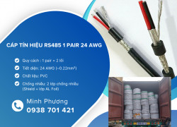 Cáp truyền thông RS485 1Pair 24AWG giá tốt cho hệ thống điều khiển Đà Nẵng, Hà Nội