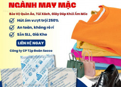 Hàng May Mặc Xuất Khẩu Bị ẩm Mốc – Giải pháp với gói chống ẩm Secco