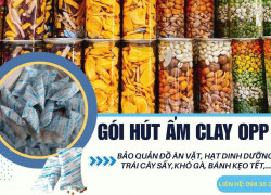 Bánh kẹo, đồ ăn vặt có dễ bị mềm ỉu nếu thiếu gói hút ẩm?