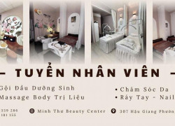 Tuyển nhân viên Spa gội đầu dưỡng sinh làm ở Q6