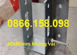 Bas lắp ghép 40x80, bát U xà gồ 40x80mm giá tại xưởng