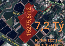 Bán lô đất thổ lúa vườn không dính quy hoạch giá 7,2 tỷ