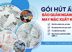 Xuất Khẩu Túi Xách, Quần Áo Mùa Mưa – Đừng Quên Giải Pháp Hút Ẩm Chống Ẩm Mốc