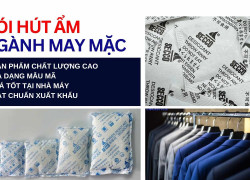 Vì sao hàng may mặc cần dùng gói hút ẩm?