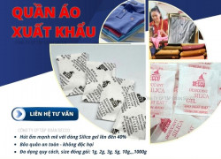 Gói hút ẩm giúp bảo quản hàng may mặc ra sao?
