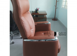 Ghế lãnh đạo nệm da ngả lưng có gác chân cao cấp CR06002-P tại HCM