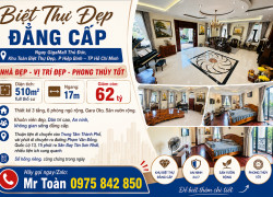 Biệt Thự Đẳng Cấp, Ngay GigaMall Thủ Đức, Diện tích: 510m2 full thổ cư, Ngang: 17m, Chỉ 62 tỷ