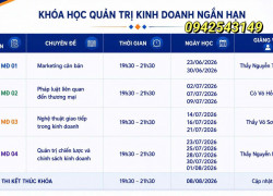 Khóa Học Ngắn Hạn Quản Trị Kinh Doanh
