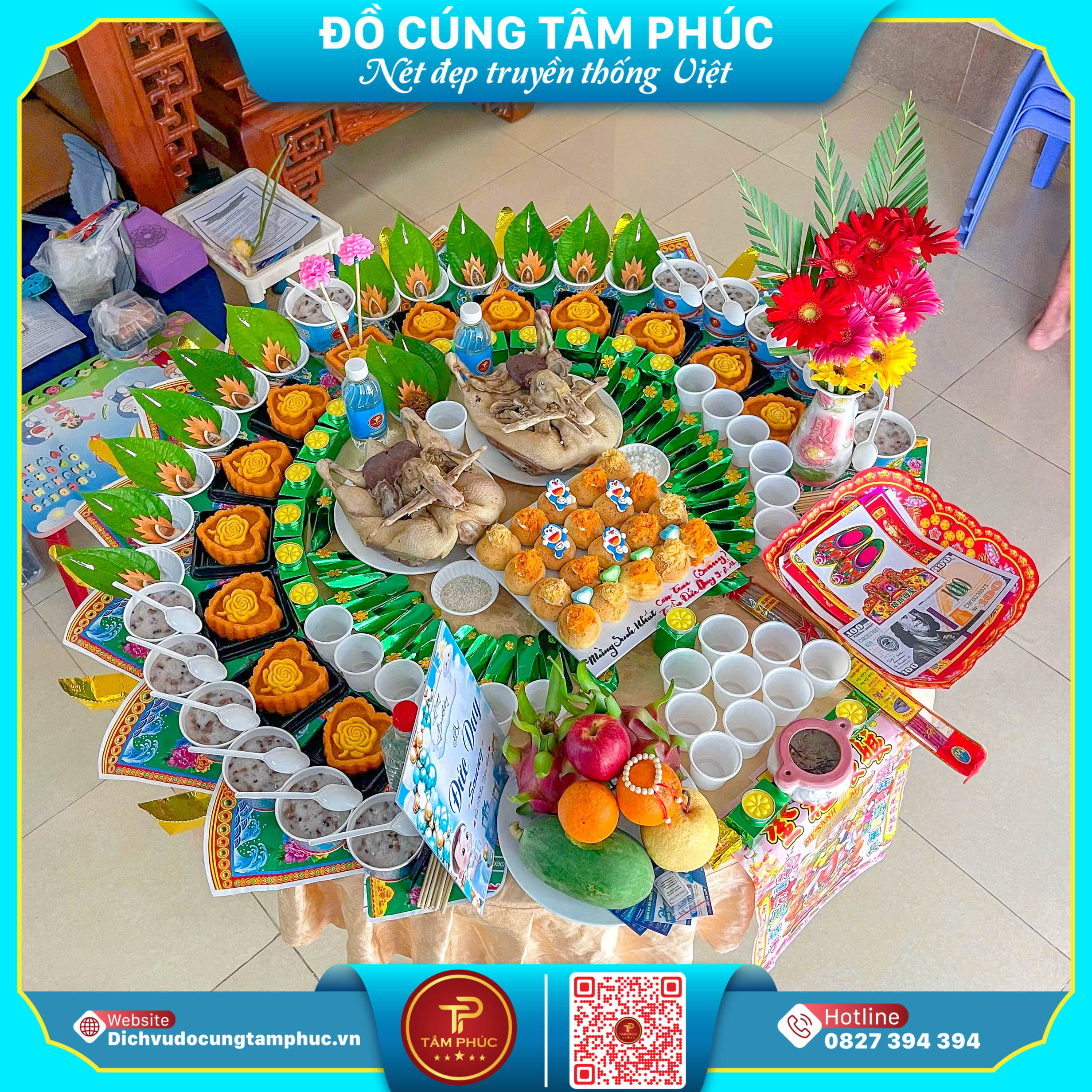 Mâm Cúng Mụ Đầy Đủ Lễ Vật Với Chi Phí Hợp Lý