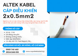 Cáp điều khiển 2x0.5 Altek Kabel chính hãng tại Hà Nội, Đà Nẵng, HCM
