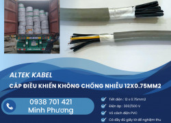 Cáp điều khiển không lưới chống nhiễu 12x0.75mm2 giá tốt Hà Nội, Hải Phòng, Bắc Ninh