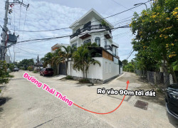 Bán lô góc Vĩnh Thái, Nha Trang, Cách đường Thái Thông 90m
