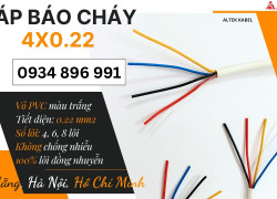 Cáp báo cháy 4 lõi 0.22mm² tại Đà Nẵng, Huế – Hàng sẵn kho, giao nhanh trong ngày