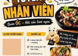 Tuyển nhân viên Bếp Ốc làm ở Thủ Dầu Một Bình Dương