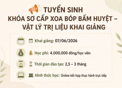 2️⃣ 🌿 HỌC XOA BÓP BẤM HUYỆT TỪ CƠ BẢN ĐẾN THỰC HÀNH – CƠ HỘI PHÁT TRIỂN NGHỀ NGHIỆP