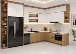 Tủ Bếp Chữ L Đẹp, Hiện Đại - Kích Thước, Mẫu Đẹp & Báo Giá