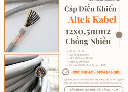 Cáp điều khiển, cáp tín hiệu 12x0.5 chống nhiễu cho thang máy