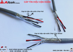 Cáp tín hiệu vặn xoắn chống nhiễu - Lựa chọn tin cậy cho mọi công trình và dự án lớn