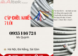 Cáp điều khiển 7x0.5, 7x.10, 7x0.75 Altek Kabel