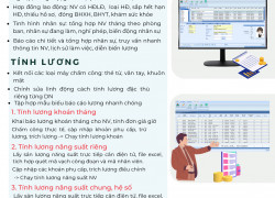 Phần mềm quản lý nhân sự và tính tiền lương