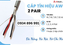 Cáp Vặn Xoắn Chống Nhiễu 2 Pair Có Sẵn Huế, Đà Nẵng, Quảng Trị