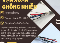 Cáp tín hiệu vặn xoắn chống nhiễu ALTEK KABEL
