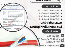 Cáp Chống Cháy Chống Nhiễu ALTEK KABEL