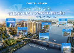 Căn hộ Capital Square 1PN view sông Hàn cầu xoay - Giá 4tỷ - CK 17% - Lãi 0% - Ân hạn gốc 36 tháng
