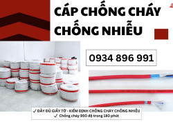 Cáp Chống Cháy Chống Nhiễu 2x1.0mm²  Phân Phối Tại Đà Nẵng, Huế, Quảng Trị