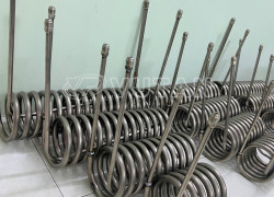 Lõi bầu lạnh titan - Ống ruột gà titan chống ăn mòn - VŨ TẤN TITANIUM