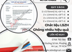 Lí Do Nên Dùng Cáp Chống Cháy Chống Nhiễu ALTEK KABEL