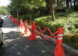 Rào Phân Làn HDPE Di Động Tùy Chỉnh Độ Rộng HIQ