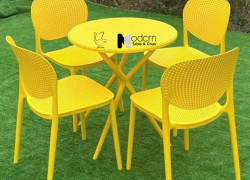 Bộ bàn ghế cafe fastfood nhựa đúc TE10001-65S_CAT-S tại HCM