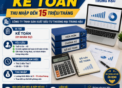 TUYỂN 1 KẾ TOÁN QUẬN TÂN PHÚ