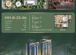 🌆 CHỐT ĐƠN LIỀN TAY CĂN 1PN- HHB-22-06 - HANOI SEASONS GARDEN 🌆