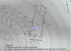 Bán đất thổ cư P.2 TP Sa Đéc, Lưu Văn Lang 243m2 Sổ Hồng hướng Nam. Giá 2.65 tỷ.