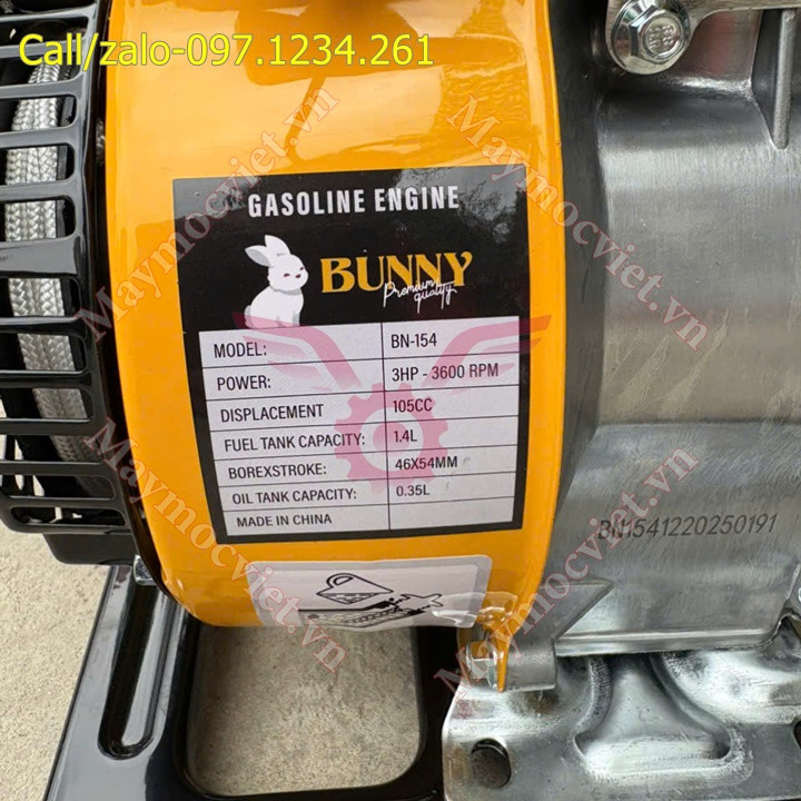 Động cơ xăng Bunny BN-154 giá rẻ