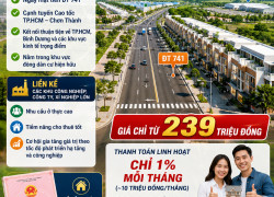 bán đất sỗ sẵn ngay đối diện KCN Tân Bình Chỉ thanh toán 239tr là sỡ hữu mỗi tháng góp 1% không lãi suất