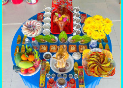 Mâm Lễ Cúng Khai Trương - Đón Tài Lộc, Hướng Thành Công