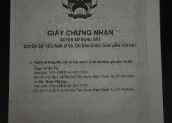 ► CHÍNH CHỦ CẦN BÁN LÔ ĐẤT ĐẸP TẠI TÂN QUÝ TÂY – BÌNH CHÁNH