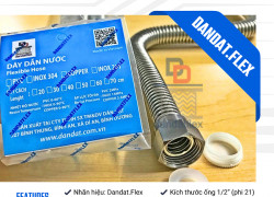 Dây dẫn nước inox, dây dẫn nước nóng lạnh, dây nối mềm cho bình nước nóng, dây mềm cấp nước