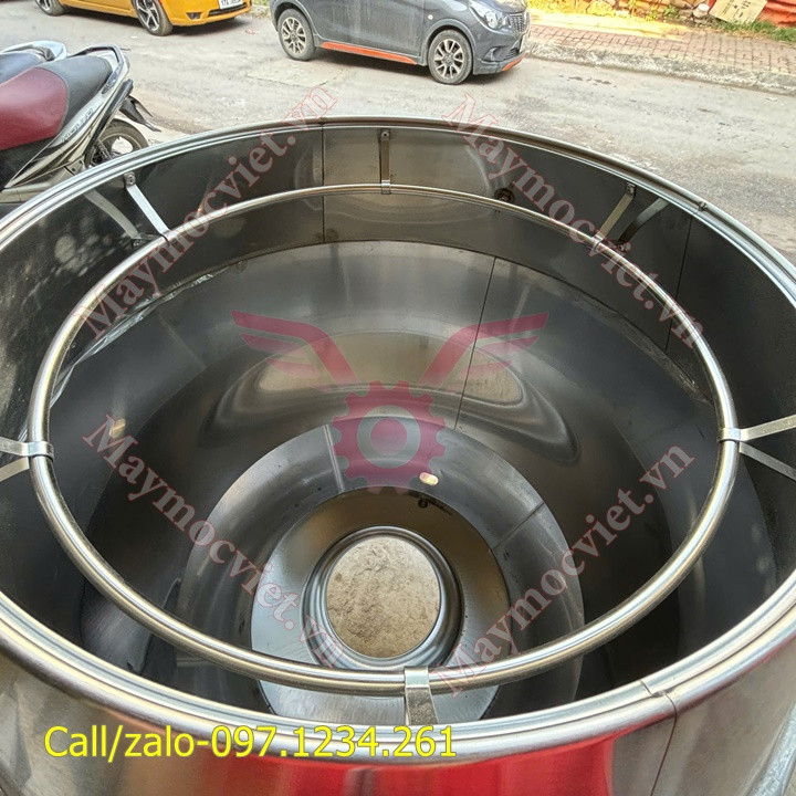 Lu nướng gà vịt inox dùng than Vinmax phi 90 giá rẻ