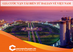 Giá Cước Vận Tải Biển Từ Dalian Về Việt Nam
