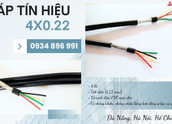 Cáp Tín Hiệu 4 Lõi 0.22 mm² Tại Hà Nội, Đà Nẵng, Hồ Chí Minh – Giá Kho