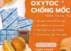 Chống mốc bánh trung thu có khó khi đã đóng gói? Dùng ngay OXYTOC!