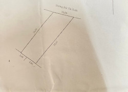 Bán Đất Thổ Cư 256m2, Mặt Tiền Đường Bùi Thị Xuân- Phường Sa Đéc, Đồng Tháp. Giá 1 tỷ 650 triệu
