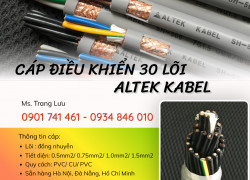 Phân phối cáp điều khiển Altek Kabel 30x0.5/ 30x0.75/ 30x1/ 30x1.5 tại Hà Nội